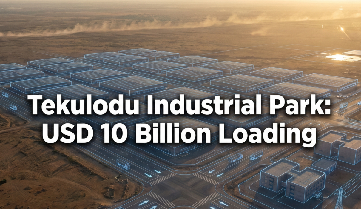 AI-generated image of planned tekulodu industrial park