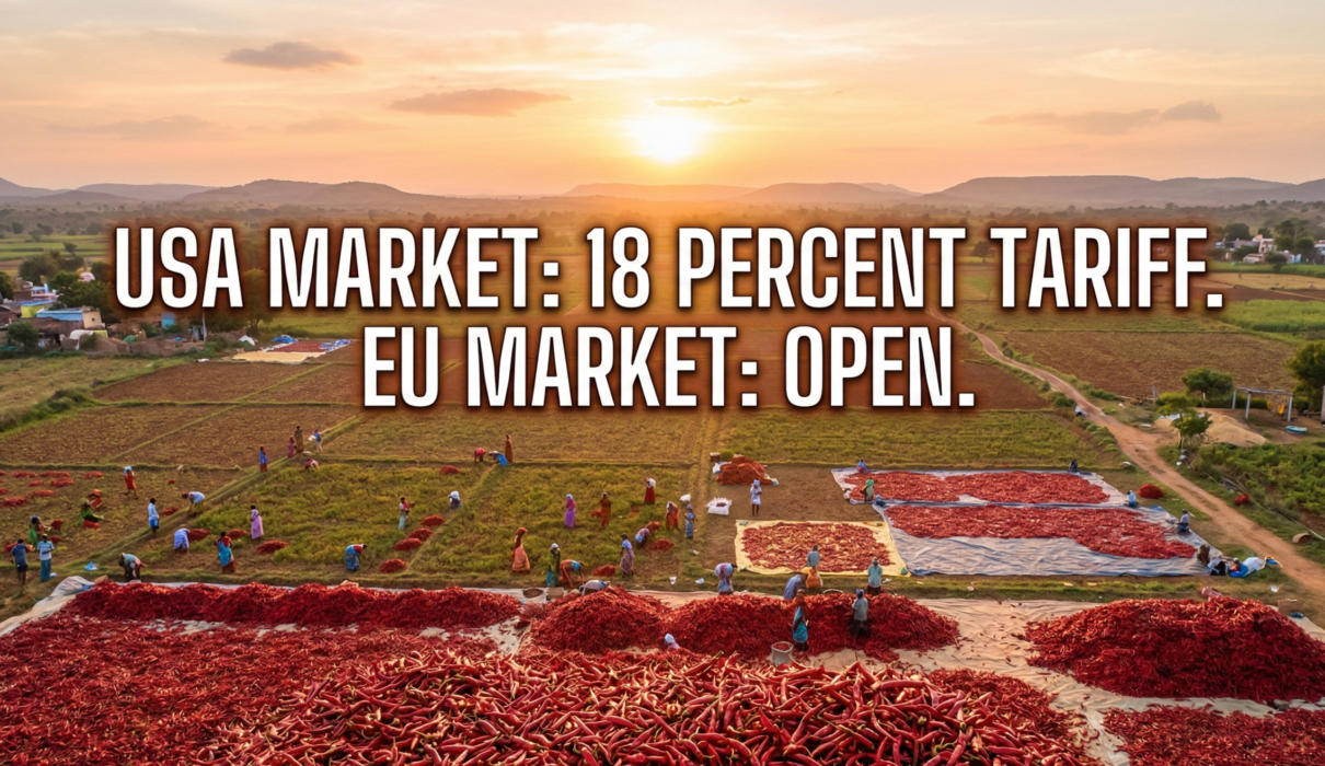 Andhra chilli in US and EU with freetrade deals