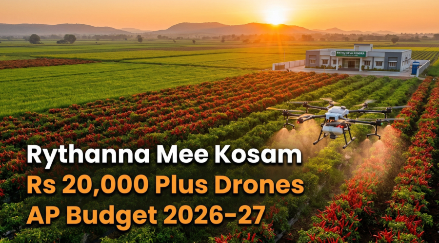 Andhra pradesh agricultural drones project swarna andhra