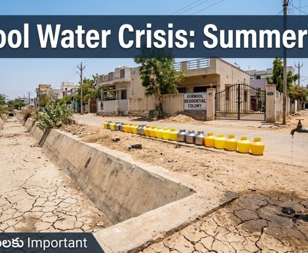 kurnool water supply summer 26