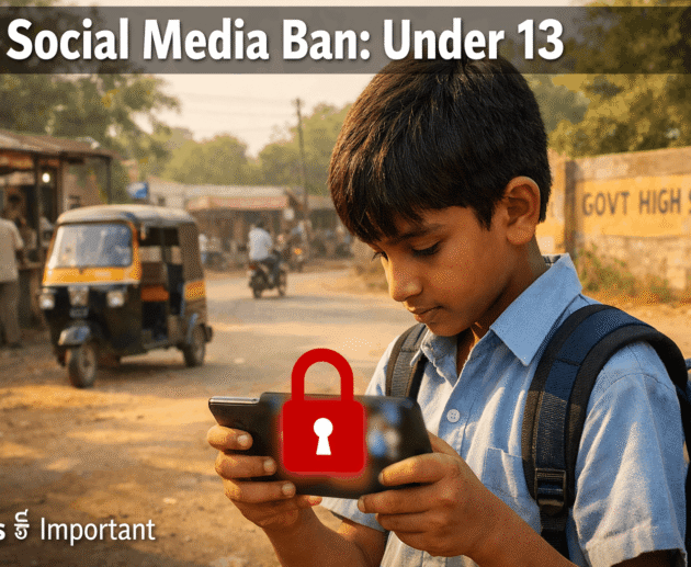 social media ban u13 Andhra